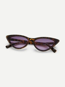 Leopard Frame Cat Eye Sunglasses