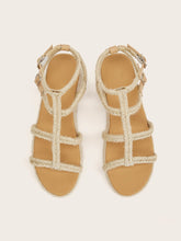 Load image into Gallery viewer, Ankle Strap Espadrille Sandals