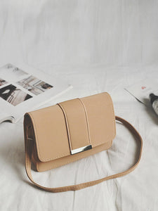 Metal Detail Flap Bag