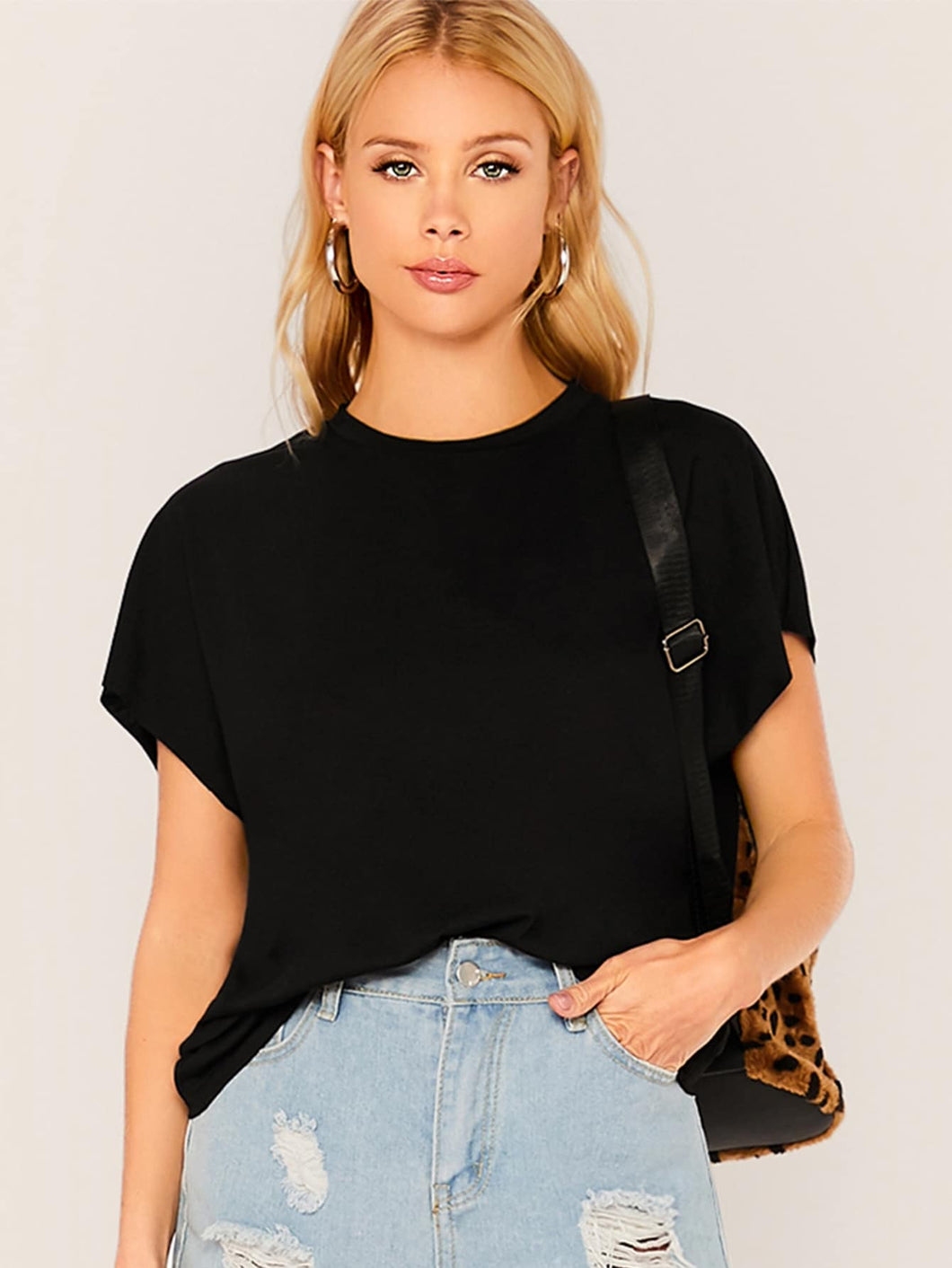 Short Sleeve Solid Top