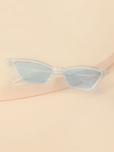 Plain Frame Tinted Lens Sunglasses