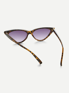 Leopard Frame Cat Eye Sunglasses