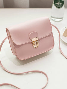 Push Lock Crossbody Bag