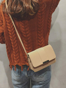 Metal Detail Flap Bag