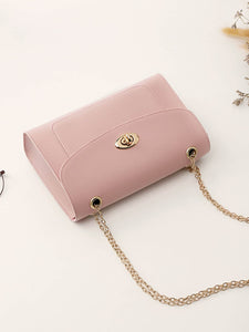 Twist Lock Flap Chain Bag