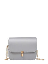 Load image into Gallery viewer, PU Flap Shoulder Bag With Chain