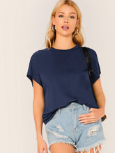 Load image into Gallery viewer, Short Sleeve Solid Top