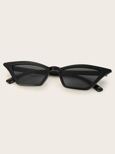 Plain Frame Tinted Lens Sunglasses