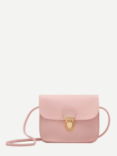 Push Lock Crossbody Bag