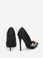 Load image into Gallery viewer, Rhinestone Detail Stiletto Heels