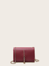 Load image into Gallery viewer, Tassel Decor Flap Chain Crossbody Bag