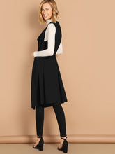 Load image into Gallery viewer, Bow Tie Waist Longline Belted Vest Coat