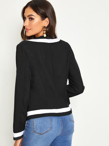 Panel Insert Bolero Blazer