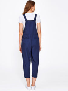 Dual Pocket Overall Pants