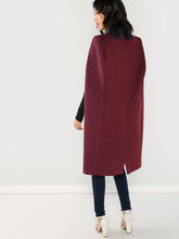 Load image into Gallery viewer, Shawl Collar Longline Coat