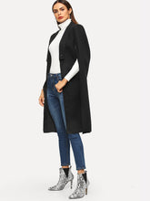 Load image into Gallery viewer, Shawl Collar Longline Coat