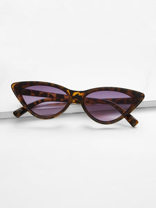 Leopard Frame Cat Eye Sunglasses