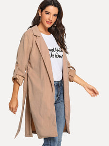 Split Side Long line Coat