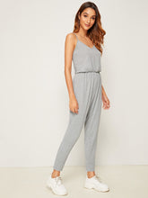 Load image into Gallery viewer, Solid Blouson Slip Jumpsuit