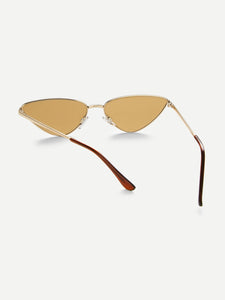 Metal Frame Cat Eye Sunglasses