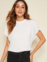 Load image into Gallery viewer, Short Sleeve Solid Top