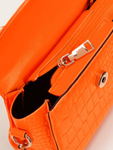 Load image into Gallery viewer, Croc Embossed Satchel Chain Bag