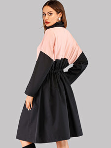 Drawstring Detail Coat