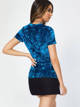 Load image into Gallery viewer, Velvet Short Sleeve Top