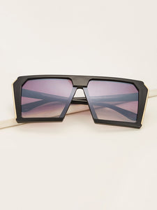 Flat Top Shield Sunglasses