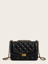 Load image into Gallery viewer, Twist Lock Quilted Chain Bag