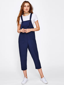 Dual Pocket Overall Pants