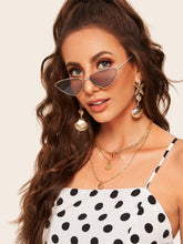 Load image into Gallery viewer, Metal Frame Cat Eye Sunglasses