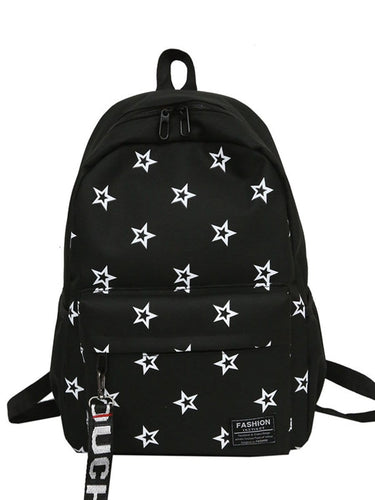 Star Decor Pocket Front Backpack