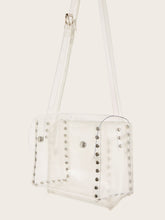 Load image into Gallery viewer, Studded Decor Clear Crossbody Bag