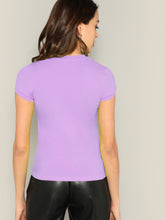 Load image into Gallery viewer, Neon Green Cap Sleeve Tee