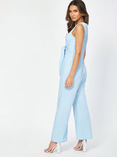 Load image into Gallery viewer, V Neck Wide Leg Occasion Jumpsuit