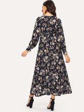 Load image into Gallery viewer, Floral Print Longline Dress