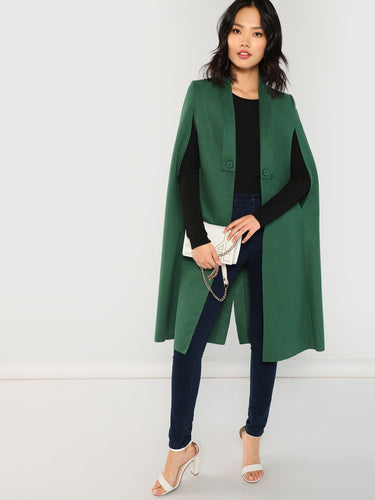 Shawl Collar Longline Coat