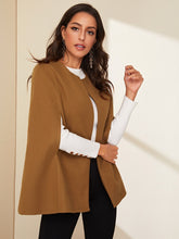 Load image into Gallery viewer, Open Front Solid Cape Outerwear