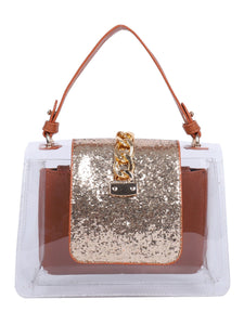 Transparent PVC Bag With Inner Clutch