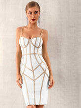 Load image into Gallery viewer, Adyce Zip Back Bustier Bandage Slip Dress