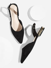 Load image into Gallery viewer, Solid Slingback Dorsay Flats