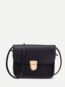 Push Lock Crossbody Bag