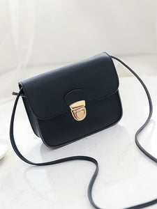 Push Lock Crossbody Bag