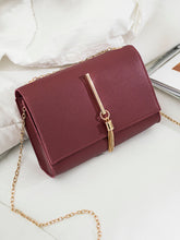 Load image into Gallery viewer, Tassel Decor Flap Chain Crossbody Bag