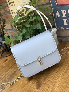 PU Flap Shoulder Bag With Chain