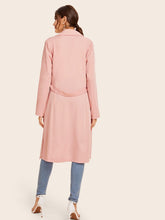 Load image into Gallery viewer, Single Breasted Belted Midi Coat