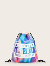 Load image into Gallery viewer, Tie Dye Backpack With Drawstring