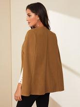 Load image into Gallery viewer, Open Front Solid Cape Outerwear