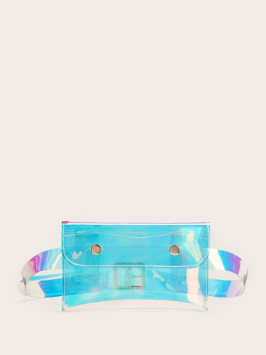 Clear Iridescent Fanny Pack